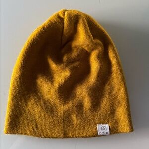 CO Mustard Yellow Knit Beanie